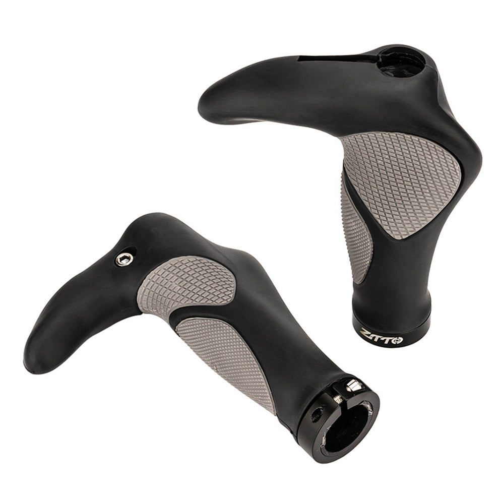 ZTTO AG43 1 Pair Bicycle Ergonomic Horn Shape Handlebar Grip Cover for MTB Bike ZTTO AG43 1 Pair Bicycle Ergonomic Horn Shape Handlebar Grip Cover for MTB Bike